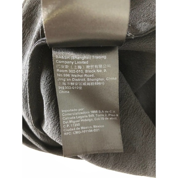 Ba&sh Pamela Dress V Neck Midi Black XS - Picture 15 of 16